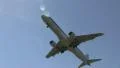KLM plane flying overhead HD Footage