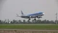 KLM plane landing HD Footage