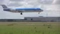 KLM plane landing HD Footage
