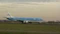 KLM plane landing HD Footage