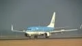 KLM plane landing HD Footage