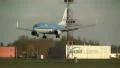 KLM plane landing HD Footage