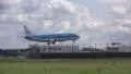 KLM plane lands HD Footage