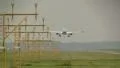 KLM plane lands on runway at Schiphol HD Footage