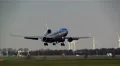 KLM plane Smooth landing HD Footage