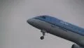 KLM plane taking off, close-up HD Footage