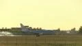 KLM silhouette landing HD Footage