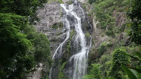 Klong Lan waterfall  Stock Footage 101050872