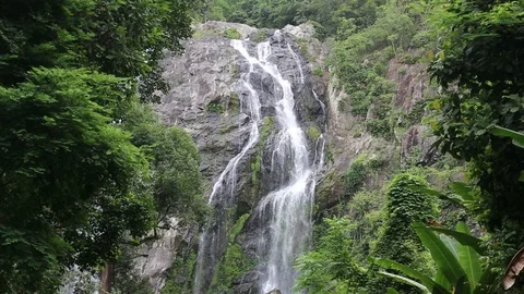 Klong Lan waterfall  Stock Footage 101050880