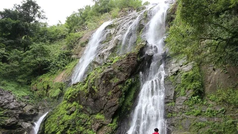 Klong Lan waterfall  Stock Footage 101051028