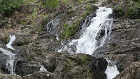 Klong Lan waterfall  Stock Footage 101051103