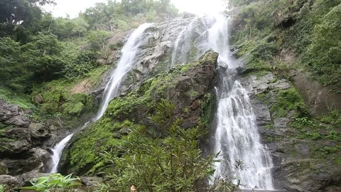 Klong Lan waterfall  Stock Footage 101051113