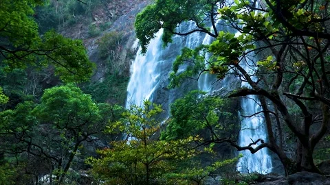 Klonglan Waterfall Stock Footage 275647300