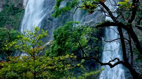 Klonglan Waterfall Stock Footage 275647316