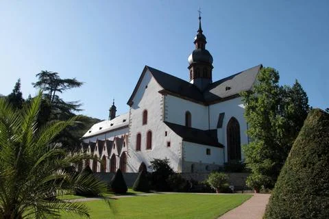 Kloster Eberbach Kloster Eberbach bei Kiedrich im Rheingau, Hessen Copyrig... Stock Photos
