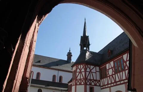 Kloster Eberbach Kloster Eberbach bei Kiedrich im Rheingau, Hessen Copyrig... Stock Photos