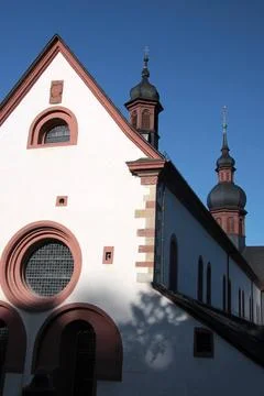 Kloster Eberbach Kloster Eberbach bei Kiedrich im Rheingau, Hessen Copyrig... Stock Photos