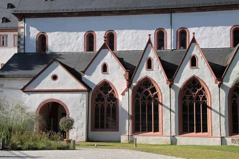 Kloster Eberbach Kloster Eberbach bei Kiedrich im Rheingau, Hessen Copyrig... Stock Photos