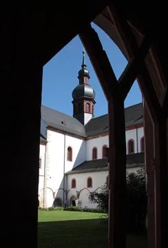 Kloster Eberbach Kloster Eberbach bei Kiedrich im Rheingau, Hessen Copyrig... Stock Photos