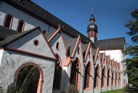 Kloster Eberbach Kloster Eberbach bei Kiedrich im Rheingau, Hessen Copyrig... Stock Photos