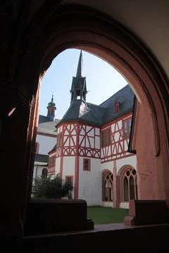 Kloster Eberbach Kloster Eberbach bei Kiedrich im Rheingau, Hessen Copyrig... Stock Photos