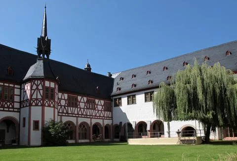 Kloster Eberbach Kloster Eberbach bei Kiedrich im Rheingau, Hessen Copyrig... Stock Photos