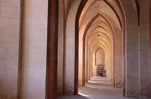 Klosterkirche von Kloster Eberbach Kloster Eberbach bei Kiedrich im Rheing... Stock Photos