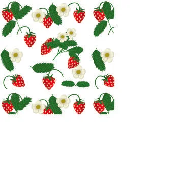 Klubnika pattern Stock Illustration