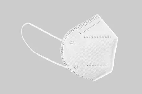 KN95, FFP2, FFP3 Face mask isolated on gray background 写真素材