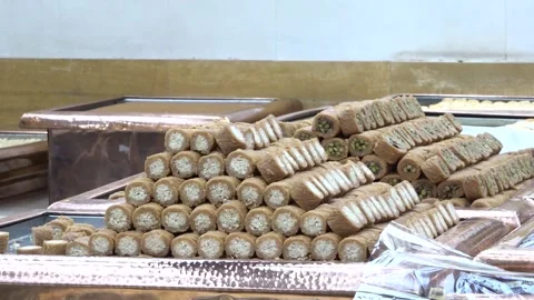 Knafeh Stock Footage 266719729