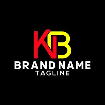 KNB Initial Letter Logo Design vector Template. Abstract Letter KNB icon Stock Illustration