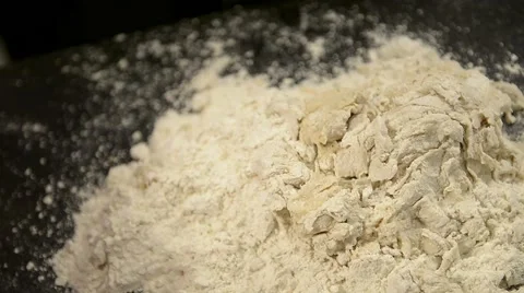Knead dough Stock Footage 46847734