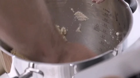 Knead the dough Stock Footage 93731042