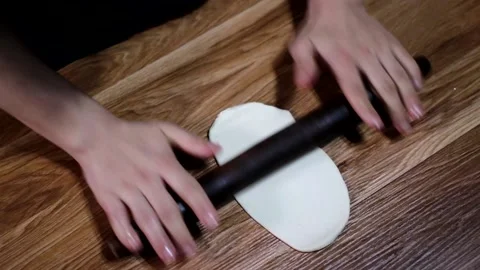 Knead the dough Stock Footage 152348915