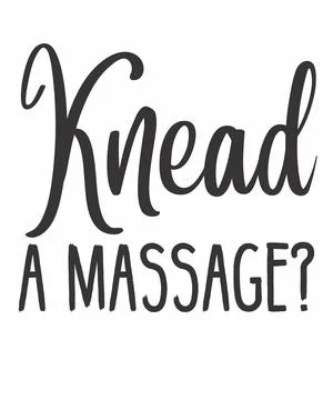 Knead A Massage Stock Illustration