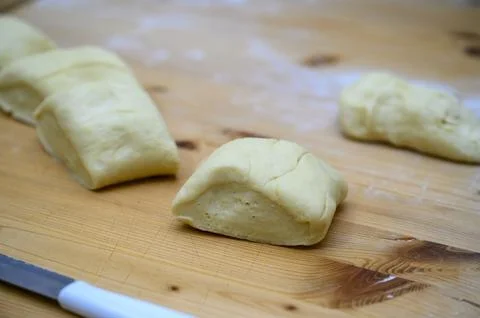 Kneaded flour Stock Photos
