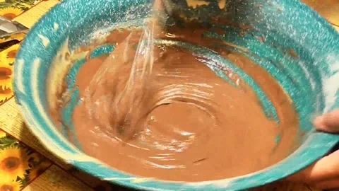 Kneading Dough Animation – Step-by-Step Mixing Process Stock Footage 307874854