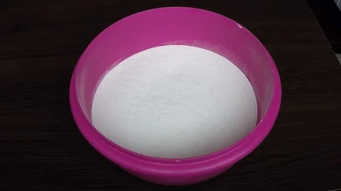 Kneading dough for baking Stock Footage 70208242