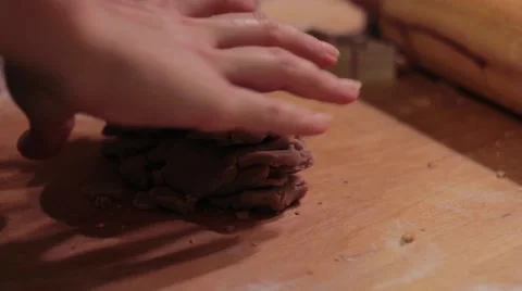 Kneading the Dough Stock Footage 45432301