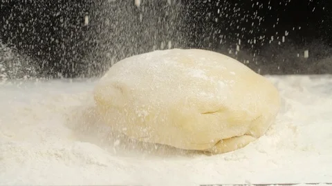 Kneading dough Stock Footage 99195728