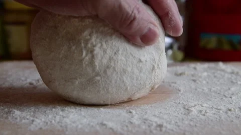 Kneading dough. Stock Footage 149153556