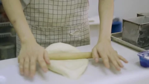 Kneading Dough Video stock 158413496
