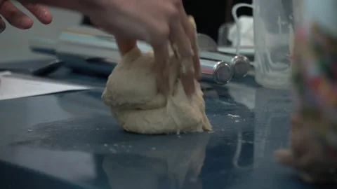Kneading Dough Stock Footage 317472446