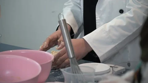 Kneading Dough Stock Footage 317472518
