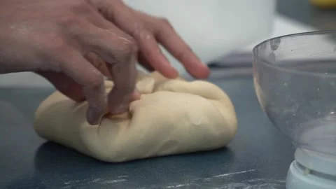 Kneading Dough Stock Footage 317472589
