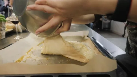 Kneading the dough with your hands Video stock 269569202