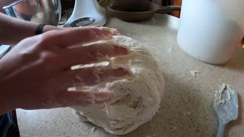 Kneading Video stock 186287266