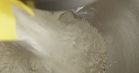 Kneading a german stollen dough Stock Footage 166164764