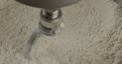 Kneading a german stollen dough Stock Footage 167962071