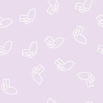 Knee cutting ache line vector seamless pattern 스톡 일러스트